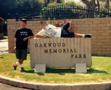Oakwood Memorial Park where Bob Crane is buried