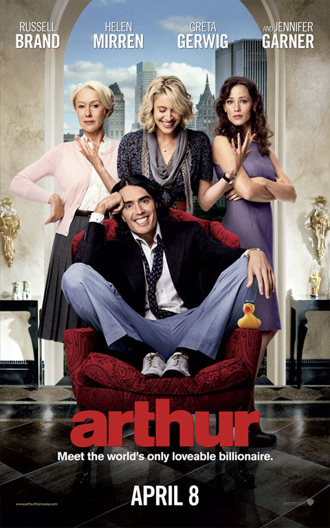 Arthur Movie Poster - Russell Brand