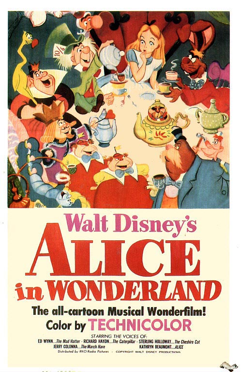 Alice in Wonderland Movie Poster 1951