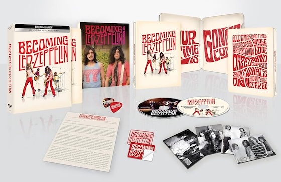 Becoming Led Zeppelin (2025) 4K UHD + Blu-ray Limited Edition SteelBook