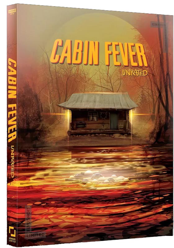 Cabin Fever: Unrated (2003) 4KUHD + Blu-ray Steelbook  - Lionsgate Limited