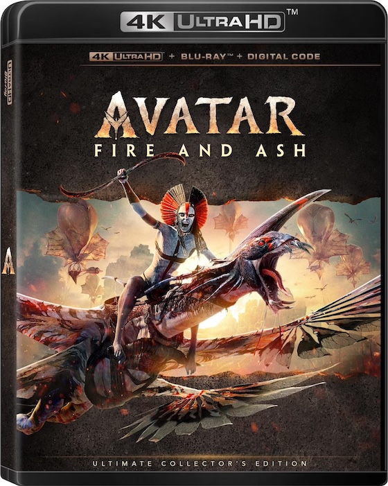 Avatar: Fire and Ash (2025) - 4K Ultra HD + Blu-ray