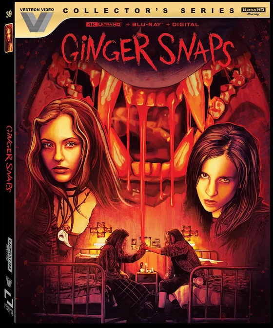 Ginger Snaps (2001) VESTRON Collector’s Series (#39) 4K Ultra HD + Blu-ray + Digital Ginger Snaps (2001) VESTRON Collector’s Series (#39) 4K Ultra HD + Blu-ray + Digital