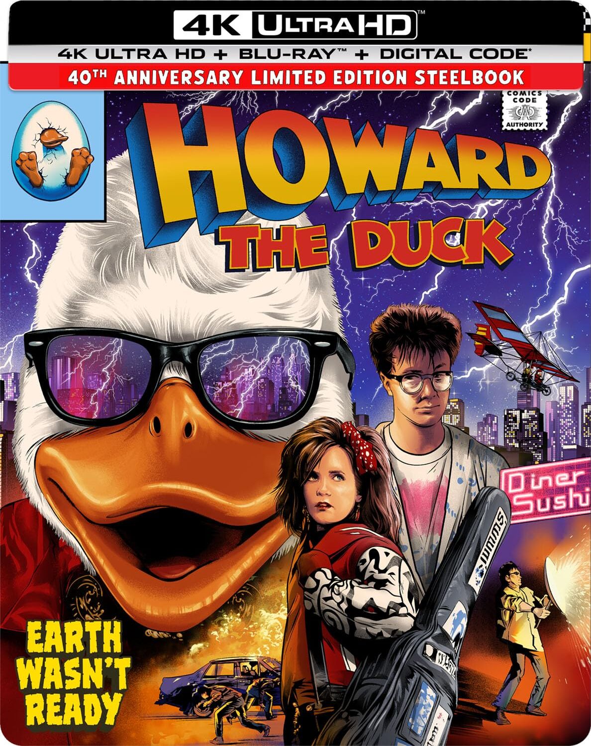Howard The Duck (1986) - 40th Anniversary Limited Edition / 4K Ultra HD + Blu-ray + Digital 4K Steelbook