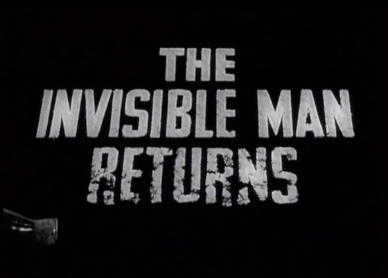The Phantom of the Opera (1925) The Invisible Man Returms (1940)
