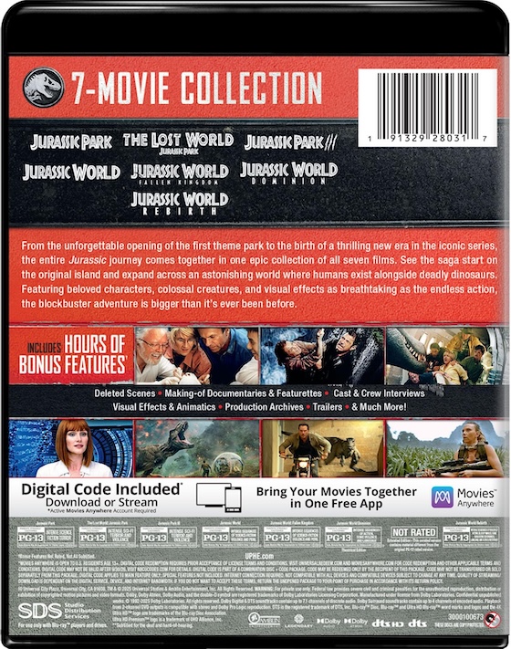 Jurassic World 7-Movie Collection Jurassic World 7-Movie Collection