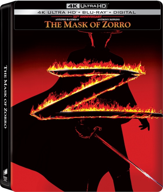The Mask of Zorro (1998) 4K UHD + Blu-ray + Digital Steelbook