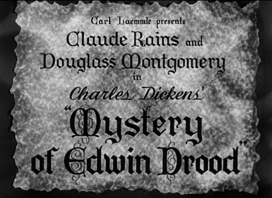 Mystery of Edwin Drood (1935) Mystery of Edwin Drood (1935)