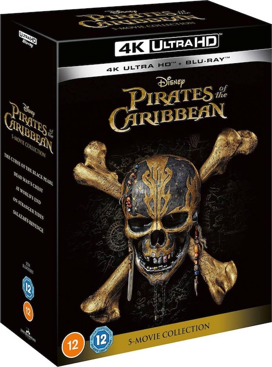Pirates of the Caribbean: 5-movie Collection 4K UHD + Blu-ray