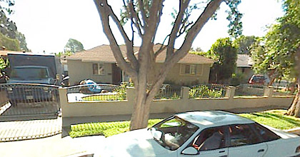 The House as it appears today at 10400 Columbus Avenue in Mission Hills, California.