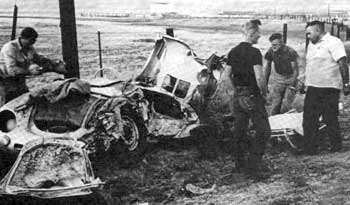 James Dean's wrecked Porsche