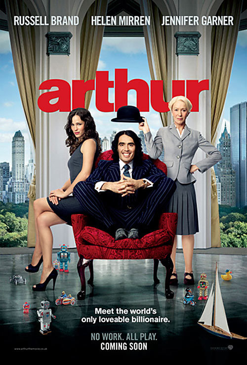 Arthur Movie Poster - Russell Brand