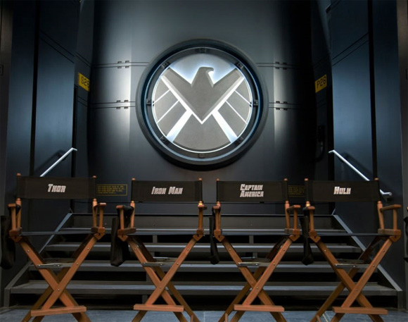 The Avengers set photo