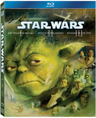 Star Wars Episode 1 2 3 blu-ray