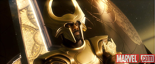 Idris Elba as Heimdall in Mervel's Thor
